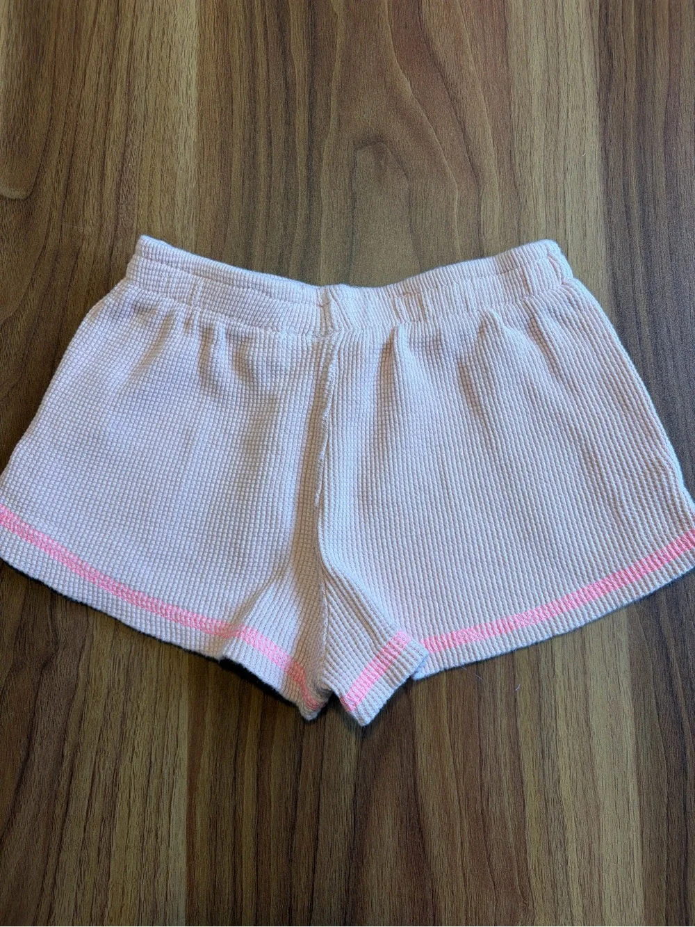Zara 3Y Waffle Knit Pink Short Set